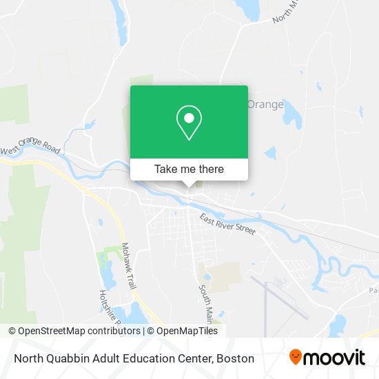 North Quabbin Adult Education Center map