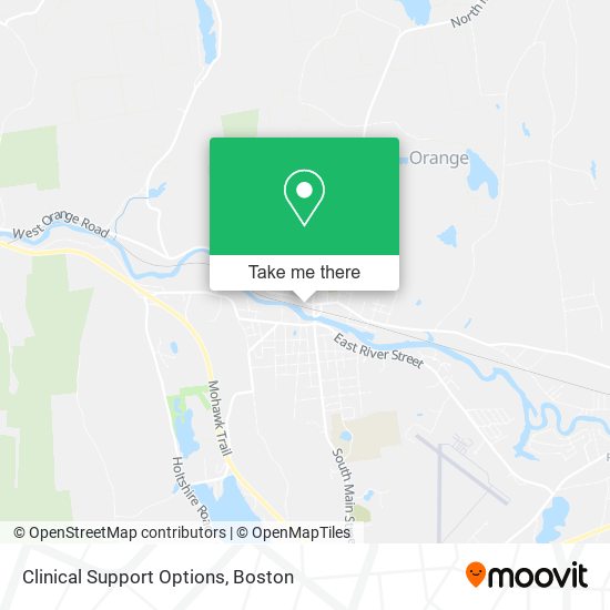 Clinical Support Options map