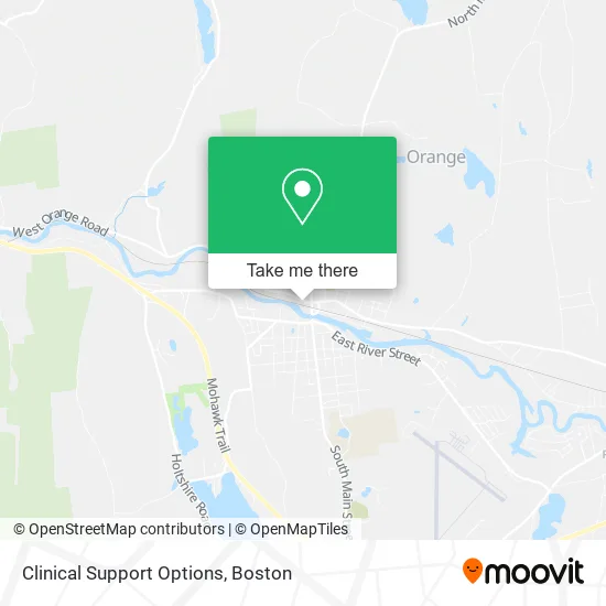 Clinical Support Options map