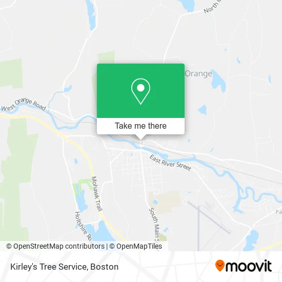 Kirley's Tree Service map