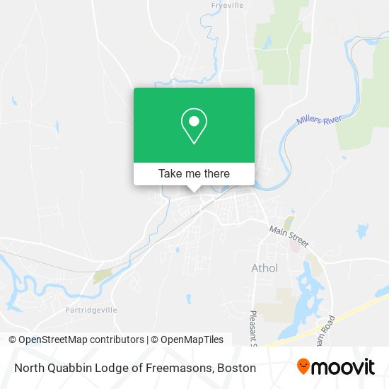 Mapa de North Quabbin Lodge of Freemasons