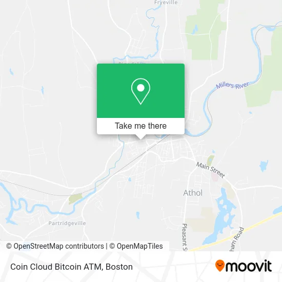 Coin Cloud Bitcoin ATM map