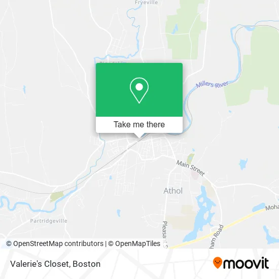 Valerie's Closet map
