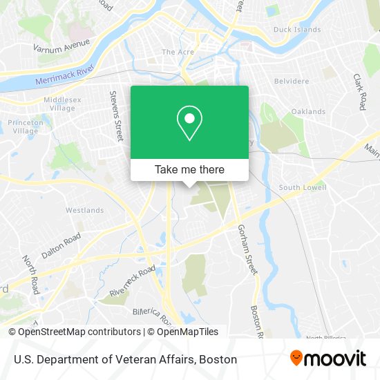 Mapa de U.S. Department of Veteran Affairs