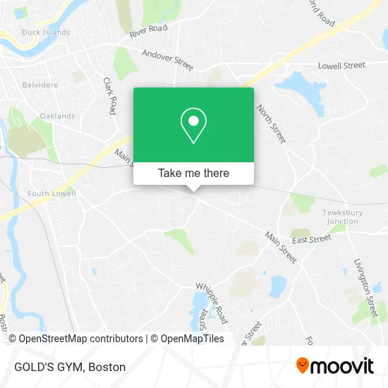 GOLD'S GYM map