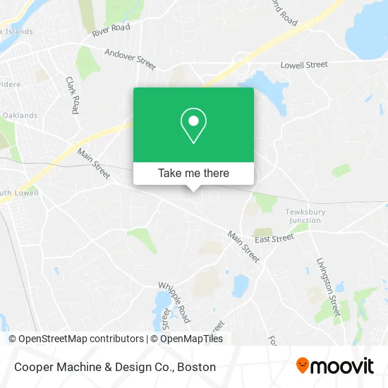Cooper Machine & Design Co. map