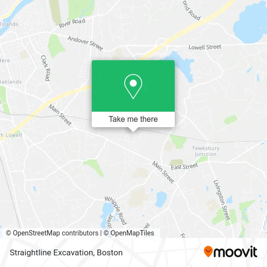 Straightline Excavation map