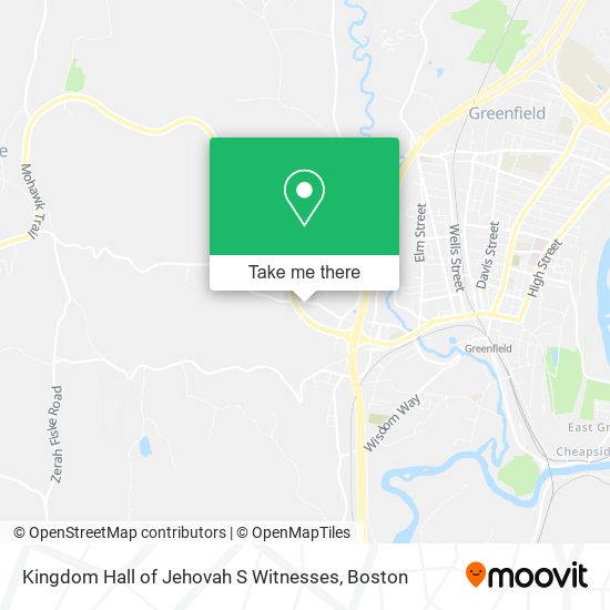 Mapa de Kingdom Hall of Jehovah S Witnesses