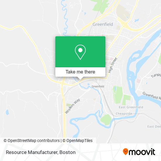 Resource Manufacturer map