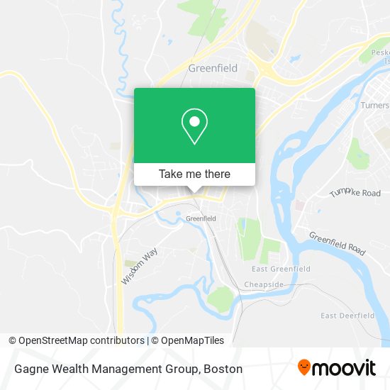 Mapa de Gagne Wealth Management Group