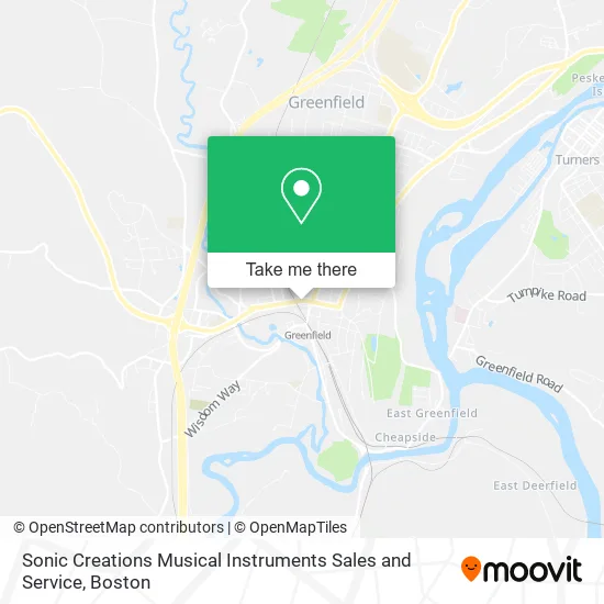 Sonic Creations Musical Instruments Sales and Service map