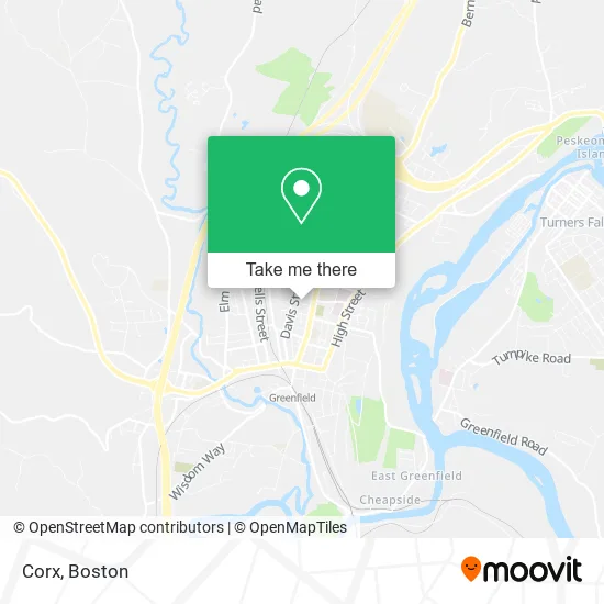 Mapa de Corx