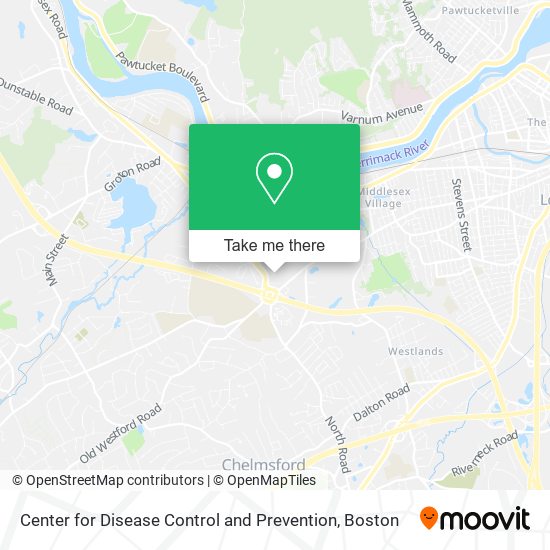 Center for Disease Control and Prevention map