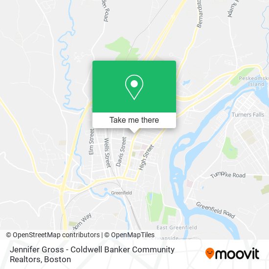 Jennifer Gross - Coldwell Banker Community Realtors map