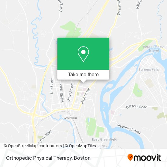 Orthopedic Physical Therapy map