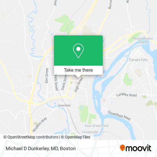 Michael D Dunkerley, MD map