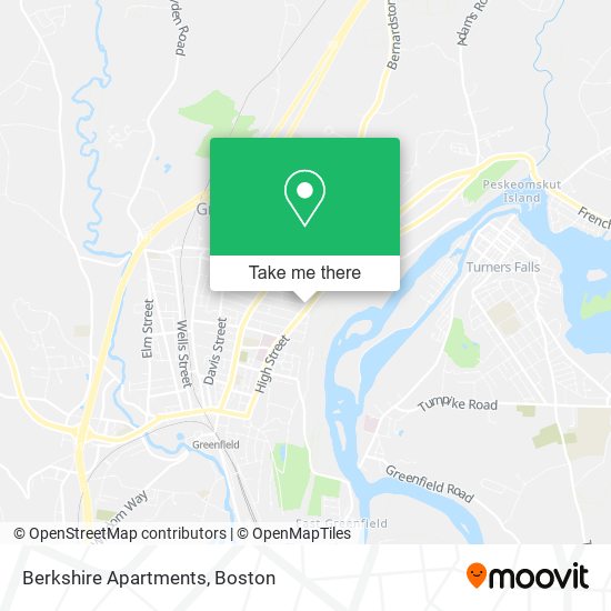 Berkshire Apartments map