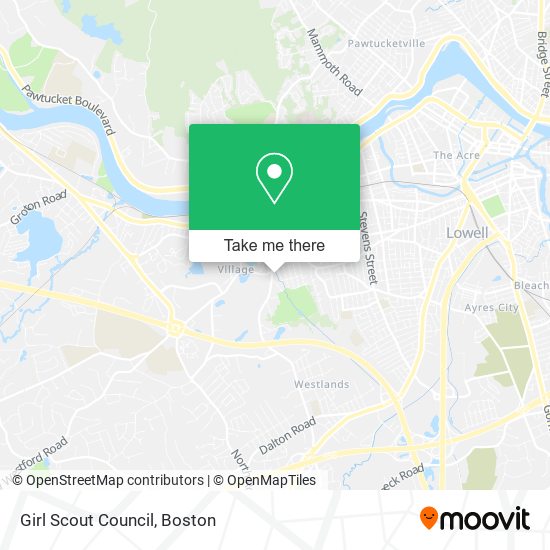 Girl Scout Council map