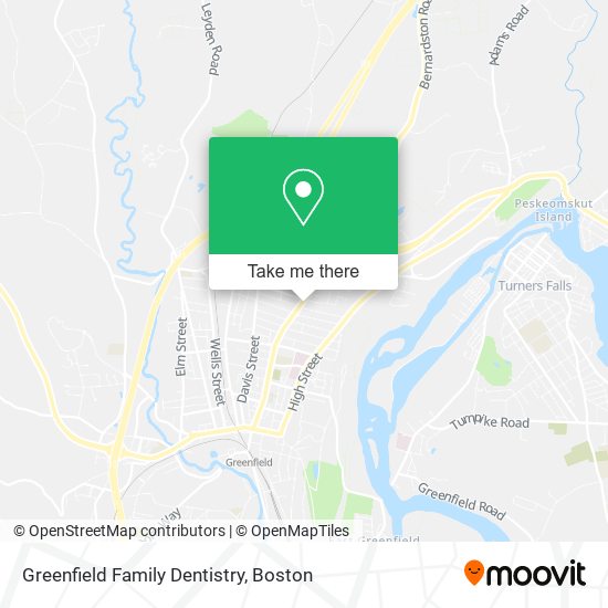Mapa de Greenfield Family Dentistry