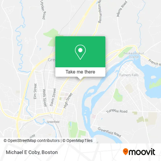 Mapa de Michael E Coby