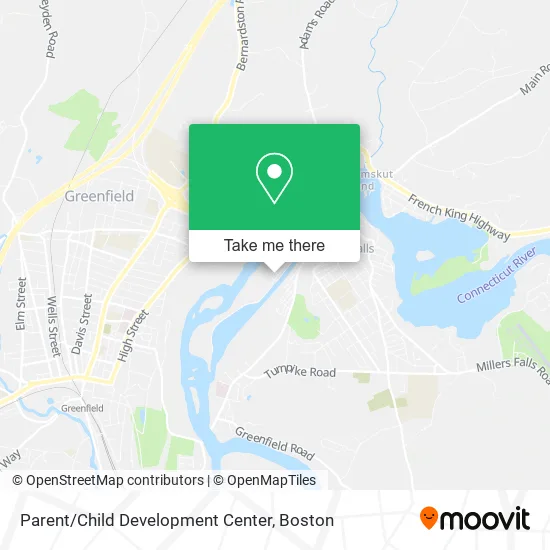 Parent / Child Development Center map