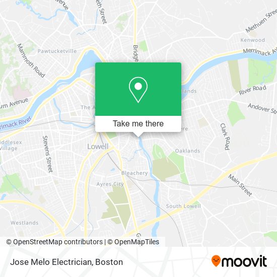 Jose Melo Electrician map