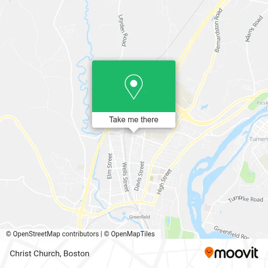 Christ Church map