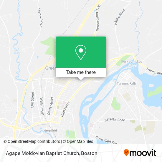 Mapa de Agape Moldovian Baptist Church