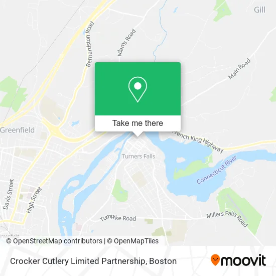 Mapa de Crocker Cutlery Limited Partnership