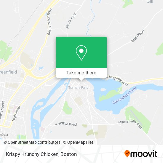 Krispy Krunchy Chicken map