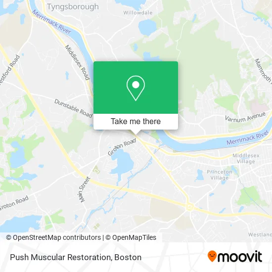 Push Muscular Restoration map