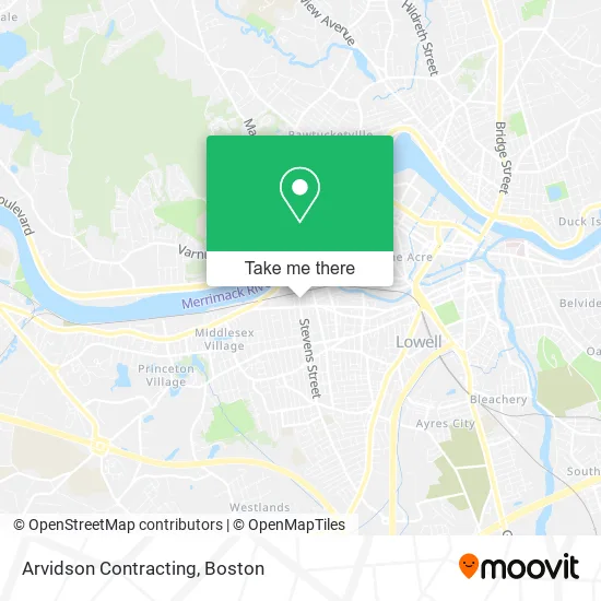 Mapa de Arvidson Contracting