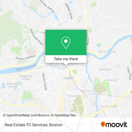 Real Estate TC Services map