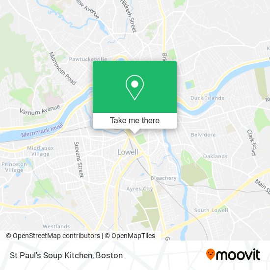 Mapa de St Paul's Soup Kitchen