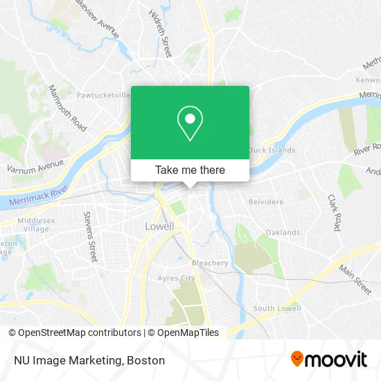 NU Image Marketing map