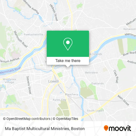 Ma Baptist Multicultural Ministries map