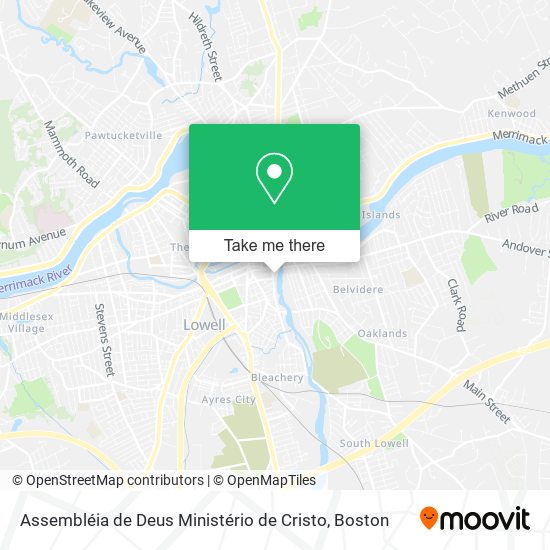 Assembléia de Deus Ministério de Cristo map