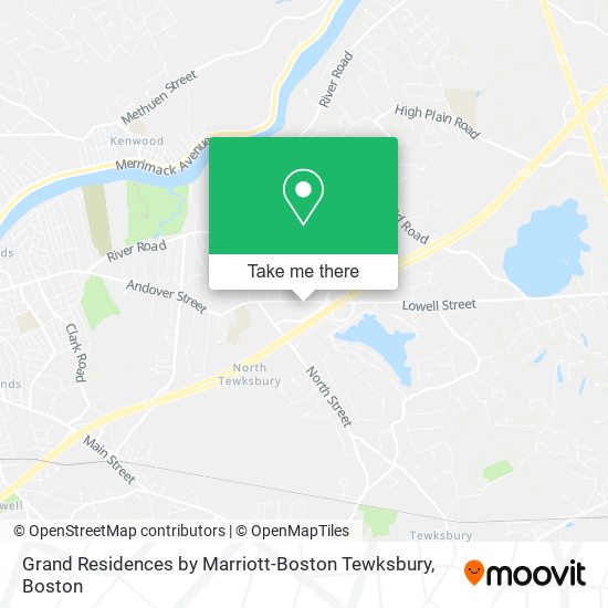 Grand Residences by Marriott-Boston Tewksbury map