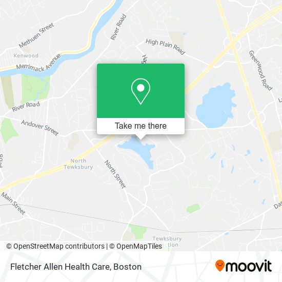 Mapa de Fletcher Allen Health Care