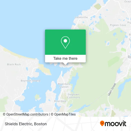 Shields Electric map