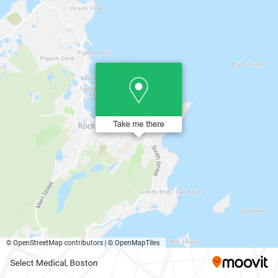 Select Medical map