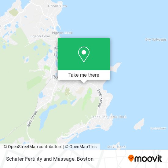 Schafer Fertility and Massage map