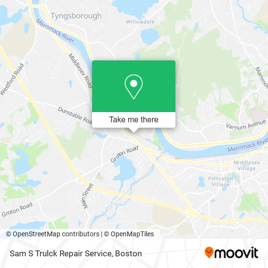 Sam S Trulck Repair Service map