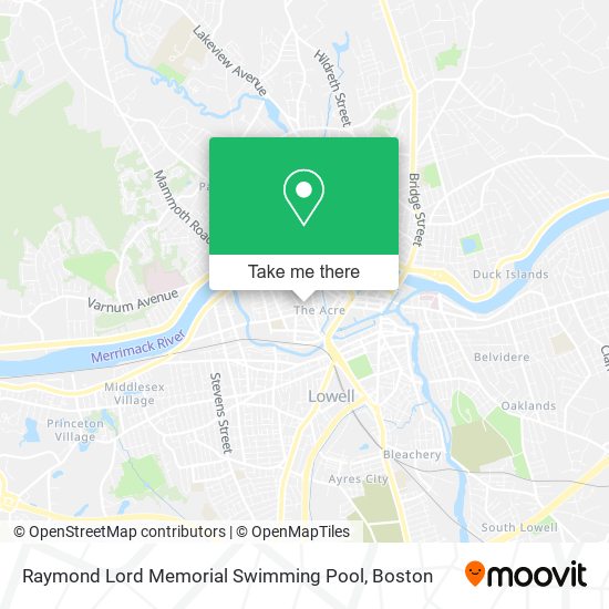 Mapa de Raymond Lord Memorial Swimming Pool