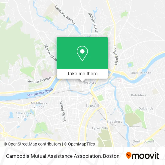 Cambodia Mutual Assistance Association map