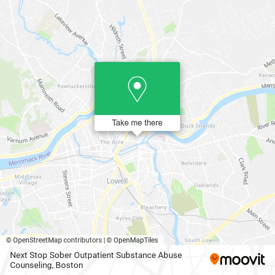Next Stop Sober Outpatient Substance Abuse Counseling map
