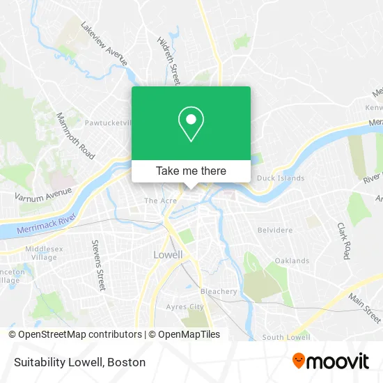 Suitability Lowell map