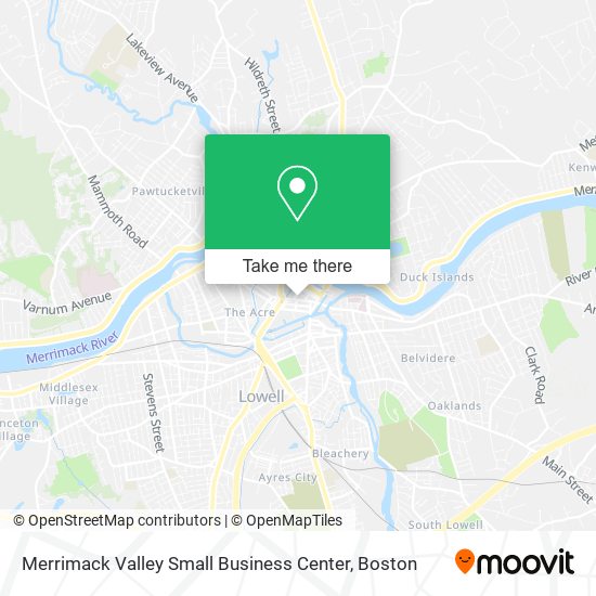 Merrimack Valley Small Business Center map