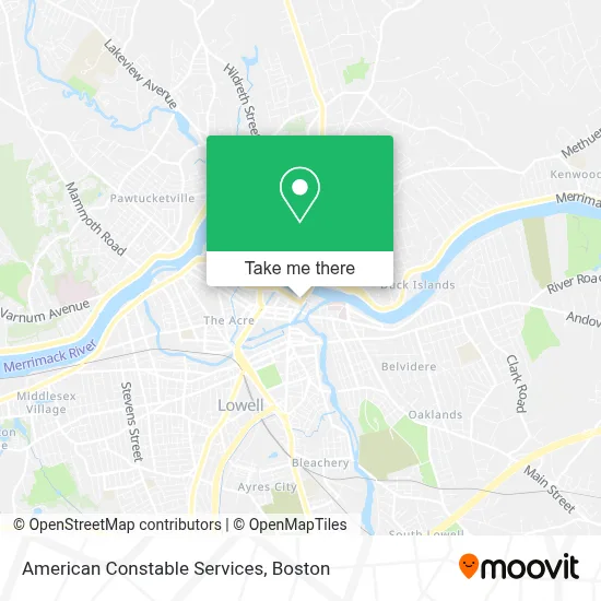 American Constable Services map