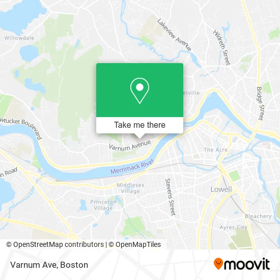 Mapa de Varnum Ave